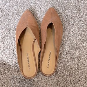 Lucky Brand Barboa Camel Mules